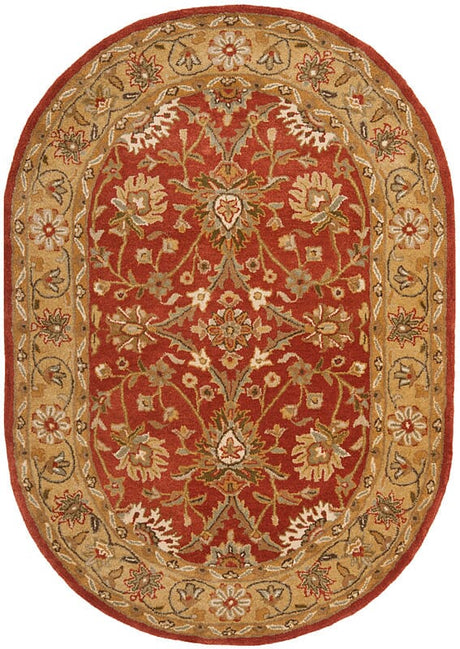 Safavieh Antiquities at249c Rust / Gold Rugs.