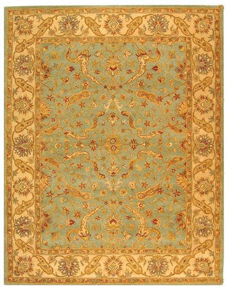 Safavieh Antiquities at311b Teal / Beige Rugs.