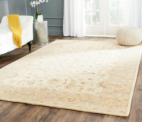 Safavieh Antiquities at311c Ivory / Brown Rugs.