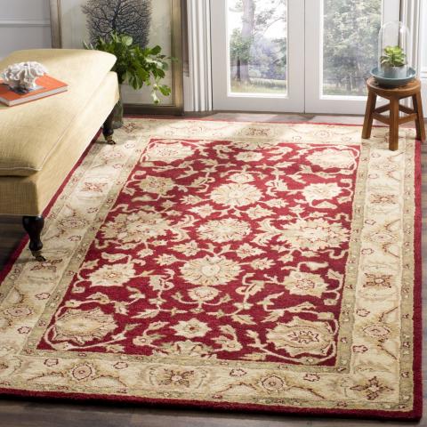 Safavieh Antiquities At312C Red / Gold Rugs.