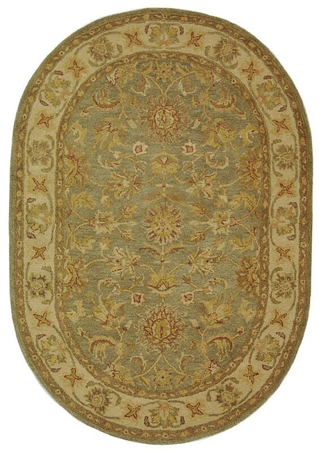 Safavieh Antiquities at313a Green / Gold Rugs.
