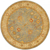 Safavieh Antiquities at314a Blue / Ivory Rugs.