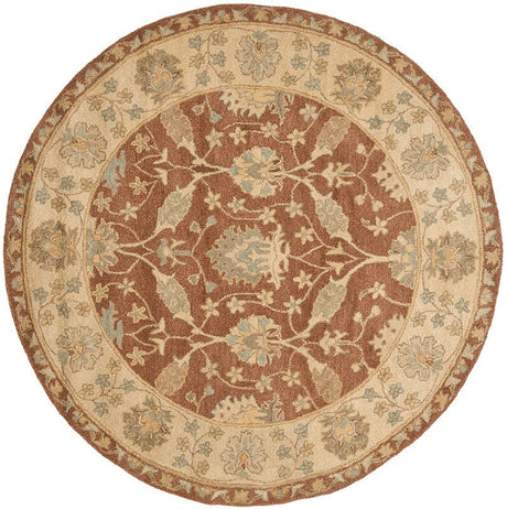 Safavieh Antiquities at315a Brown / Taupe Rugs.
