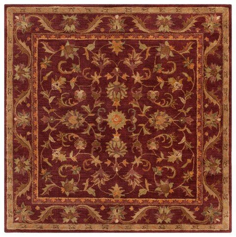 Safavieh Antiquities at52b Wine / Gold Rugs.