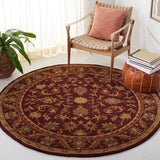 Safavieh Antiquities at52b Wine / Gold Rugs.