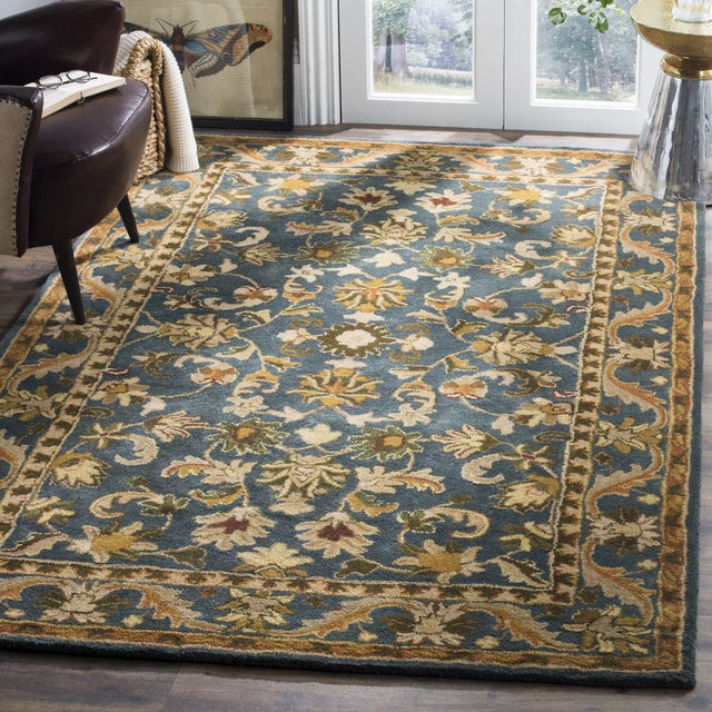 Safavieh Antiquities at52c Blue / Gold Rugs.