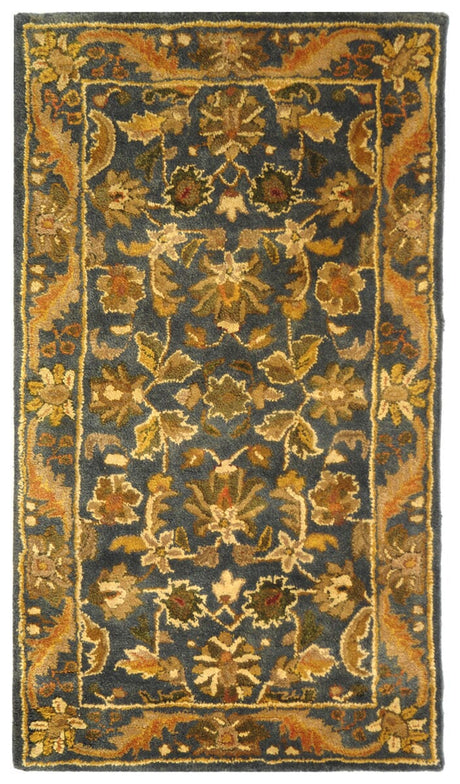 Safavieh Antiquities at52c Blue / Gold Rugs.