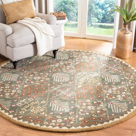 Safavieh Antiquities At613A Light Blue / Gold Rugs.