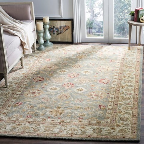 Safavieh Antiquities At822A Grey Blue / Beige Rugs.