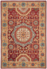 Safavieh Antiquity At501Q Red / Orange Rugs.