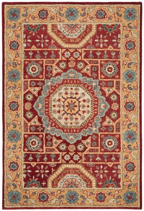 Safavieh Antiquity At501Q Red / Orange Rugs - Safavieh - at501q - 2