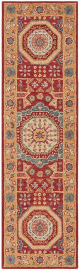 Safavieh Antiquity At501Q Red / Orange Rugs.