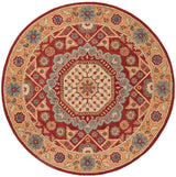 Safavieh Antiquity At501Q Red / Orange Rugs.