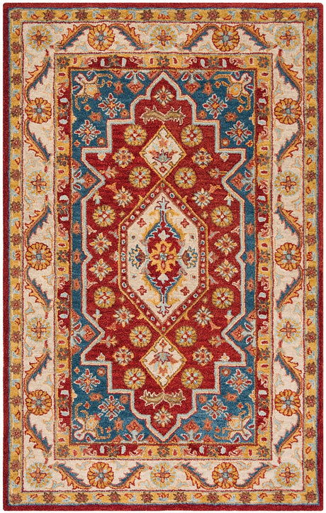 Safavieh Antiquity At503Q Red / Blue Rugs.