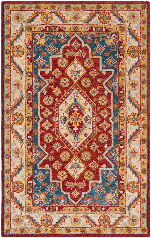 Safavieh Antiquity At503Q Red / Blue Rugs.