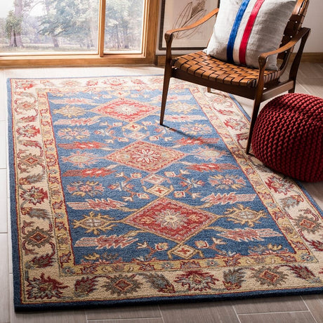 Safavieh Antiquity At506M Blue / Red Rugs.