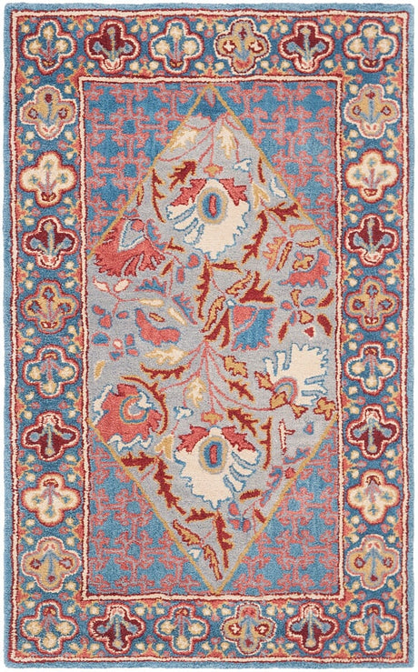 Safavieh Antiquity At508M Blue / Red Rugs.