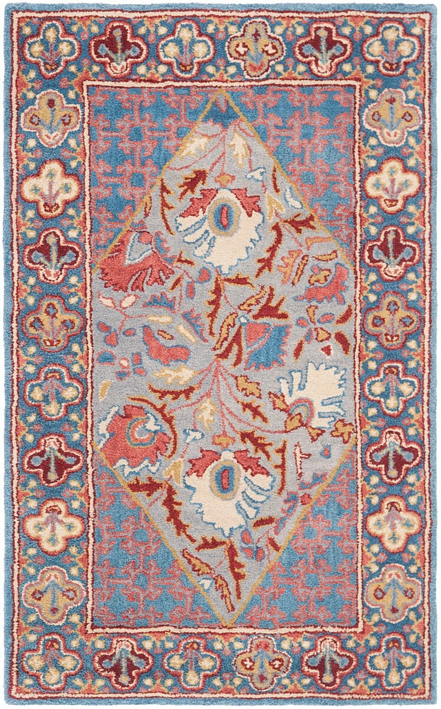 Safavieh Antiquity At508M Blue / Red Rugs.