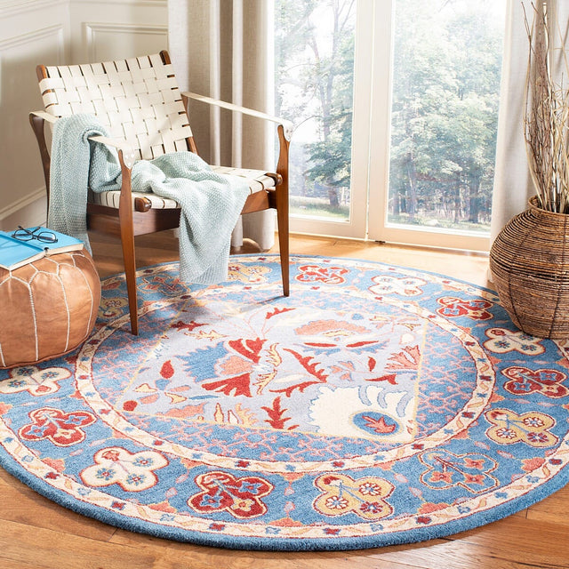 Safavieh Antiquity At508M Blue / Red Rugs.