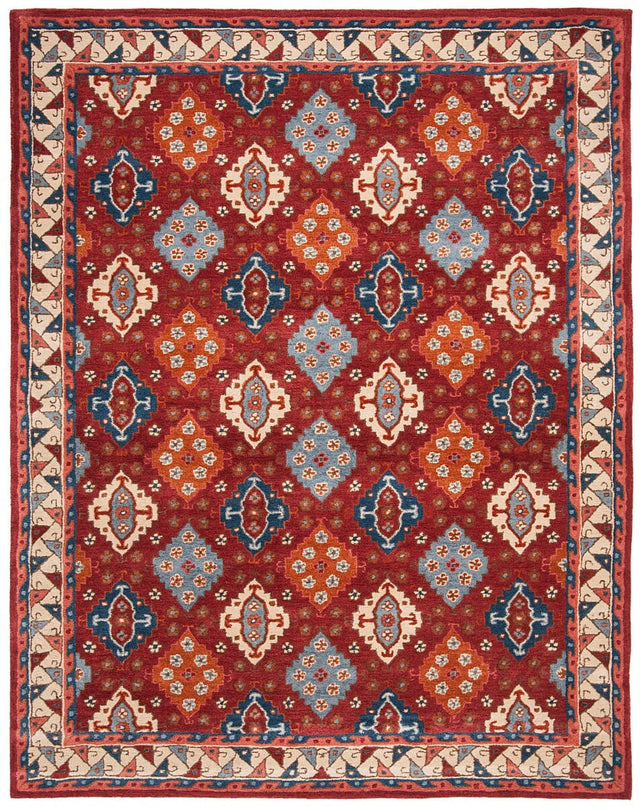 Safavieh Antiquity At509Q Red / Blue Rugs.