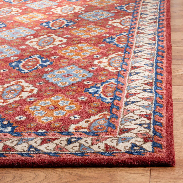 Safavieh Antiquity At509Q Red / Blue Rugs.