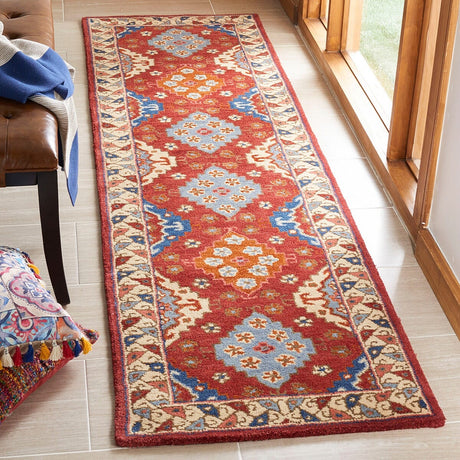 Safavieh Antiquity At509Q Red / Blue Rugs.