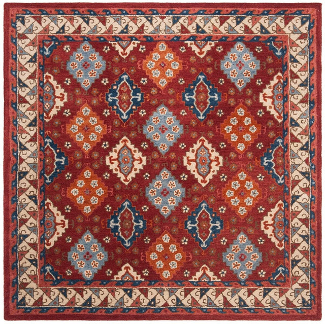 Safavieh Antiquity At509Q Red / Blue Rugs.