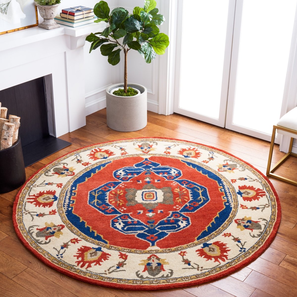 Safavieh Antiquity At510P Rust/Ivory Rugs.