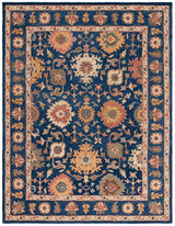 Safavieh Antiquity At511N Navy/Beige Rug.
