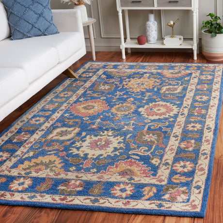 Safavieh Antiquity At511N Navy/Beige Rug - Safavieh - at511n - 3