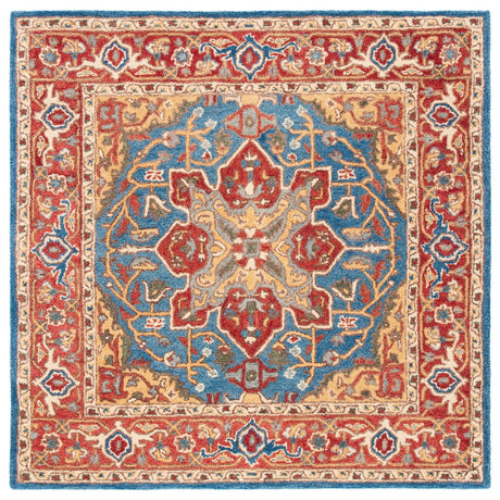 Safavieh Antiquity At521Q Red/Blue Rugs.