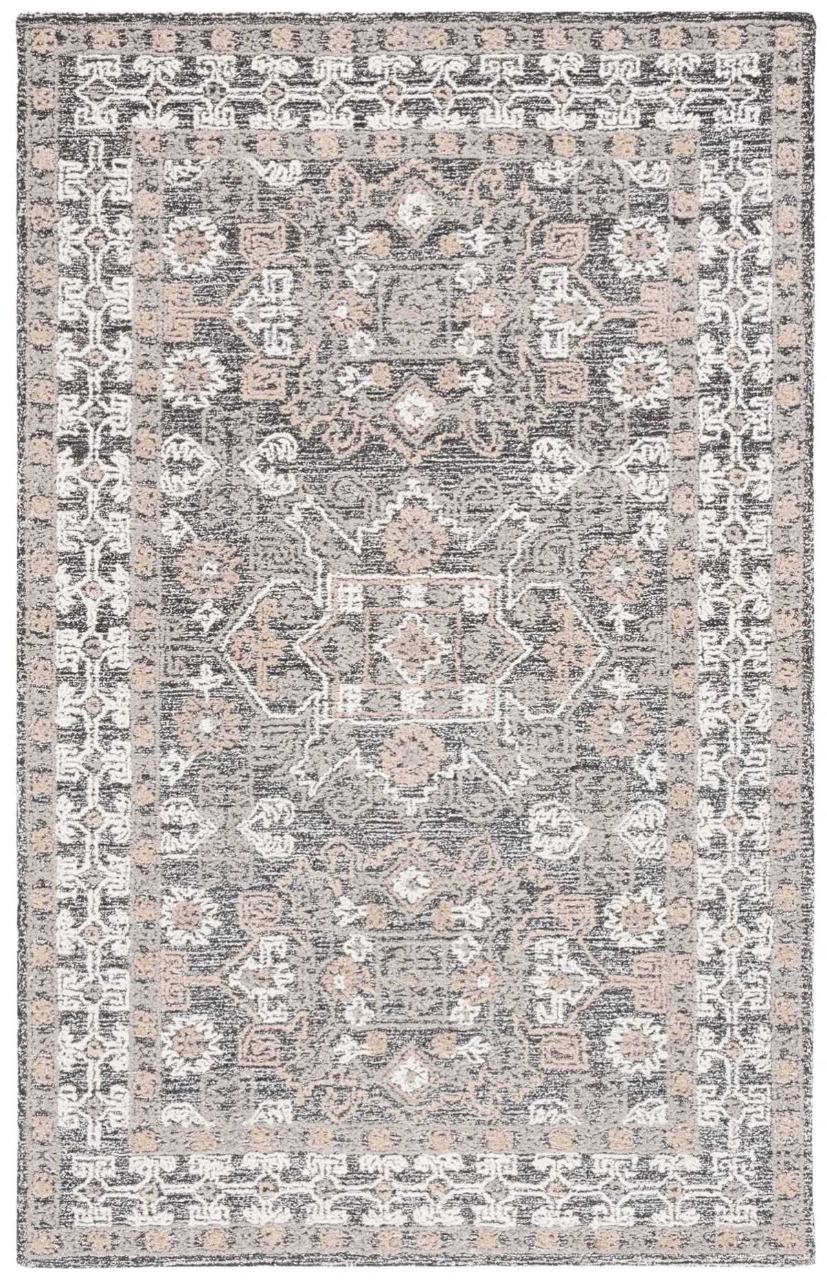 Safavieh Antiquity 4'-0" x 6'-0" Rug in Ivory / Brown