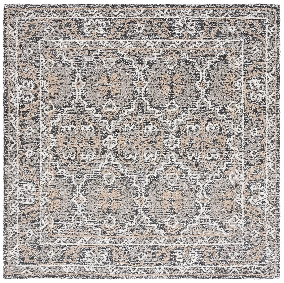 Safavieh Antiquity 6'-0" x 6'-0" Rug in Brown / Ivory