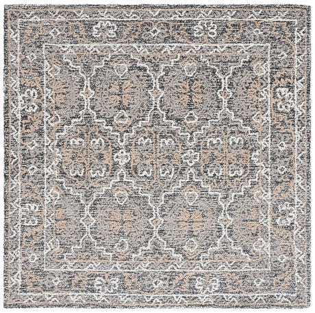 Safavieh Antiquity 6'-0" x 6'-0" Rug in Brown / Ivory