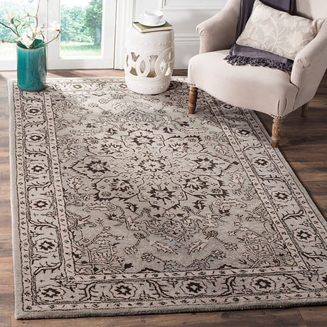 Safavieh Antiquity At58A Grey / Beige Rugs.