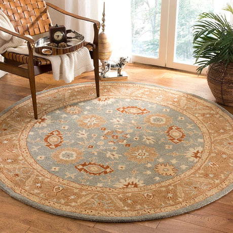 Safavieh Antiquity At61A Blue / Beige Rugs.