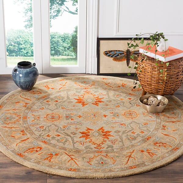 Safavieh Antiquity At63A Beige / Multi Rugs.