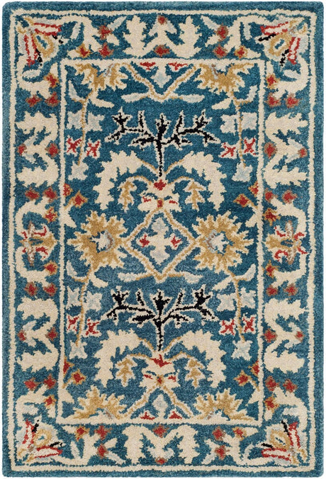 Safavieh Antiquity At64B Dark Blue/Multi Rug - Safavieh - at64b - 4r