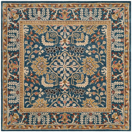 Safavieh Antiquity At64B Dark Blue/Multi Rug - Safavieh - at64b - 4sq