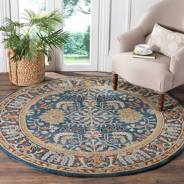 Safavieh Antiquity At64B Dark Blue/Multi Rug.