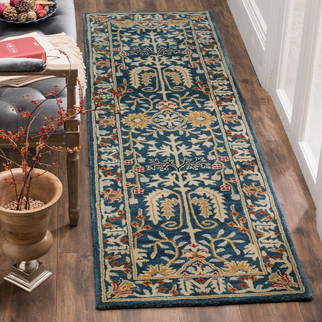 Safavieh Antiquity At64B Dark Blue/Multi Rug - Safavieh - at64b - 4sq