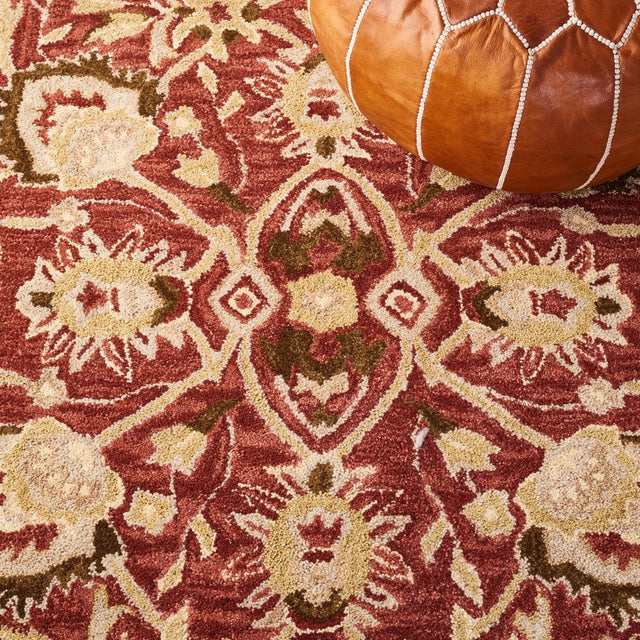 Safavieh Antiquity At65Q Red/Beige Rug.