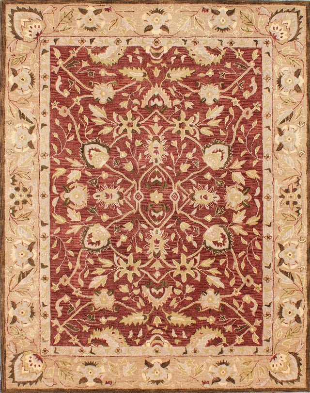 Safavieh Antiquity At65Q Red/Beige Rug.