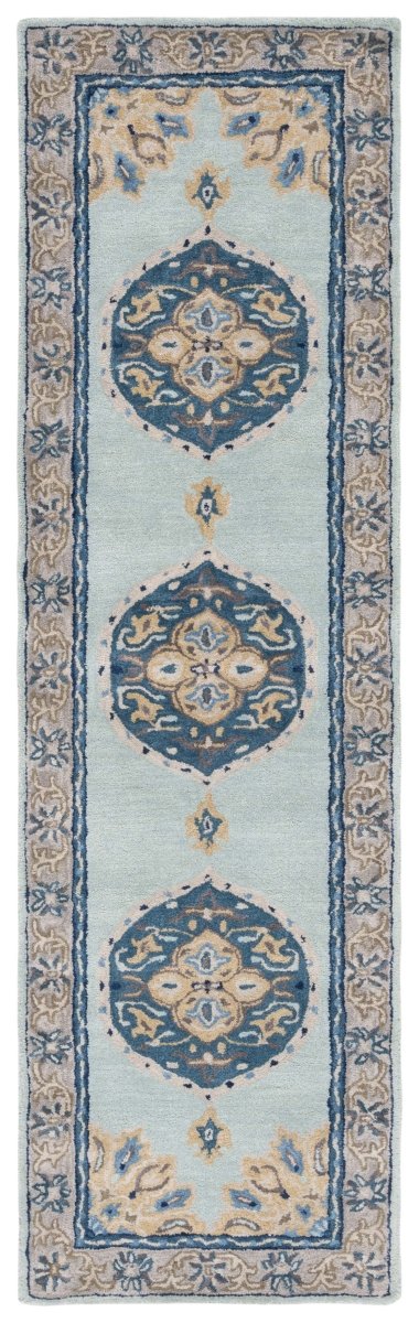 Safavieh Antiquity At66K Turquoise/Silver Rug - Safavieh - at66k - 28