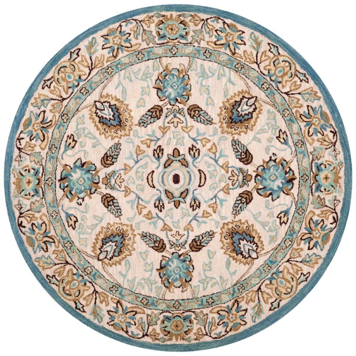 Safavieh Antiquity At812B Peacock/Blue Rug.