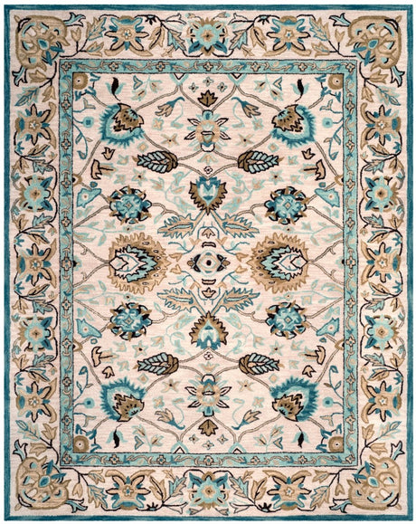 Safavieh Antiquity At812B Peacock/Blue Rug - Safavieh - at812b - 4r