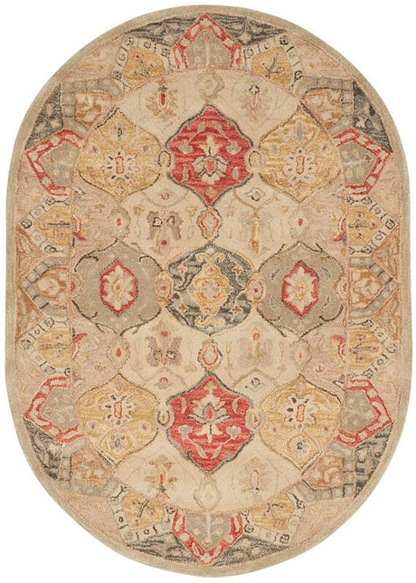 Safavieh Antiquity At830A Beige / Multi Rugs.