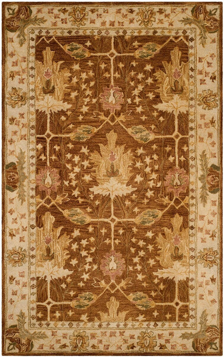 Safavieh Antiquity At840B Brown / Beige Rugs - Safavieh - at840b - 2