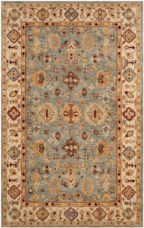 Safavieh Antiquity At847A Blue / Ivory Rugs - Safavieh - at847a - 2