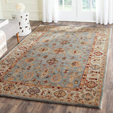 Safavieh Antiquity At847A Blue / Ivory Rugs.